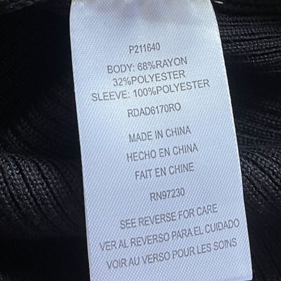 Almost Famous Long Sleeve Fine Gauge Mock Neck Dress Sz S - Picture 7 of 7